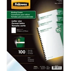 Fellowes Crystals Letter Report Cover