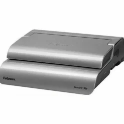 Fellowes E 500 Electric Comb Binding Machine With Starter Kit, Silver/Black