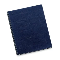 Fellowes Executive Presentation Covers, 8 3/4" x 11 1/4", Navy, Pack Of 50