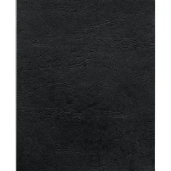 Fellowes ExecutivePresentation Covers, 11.3" x 8.8" x 0.1", Black, Pack Of 50