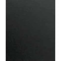 Fellowes Futura Presentation Covers for Binding Systems, Plastic, Round Corners, 11.25 x 8.75, Matte Black, 25/Pack