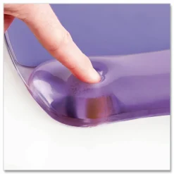 Fellowes Gel Crystals Keyboard Wrist Rest, 18.5 x 2.25, Purple