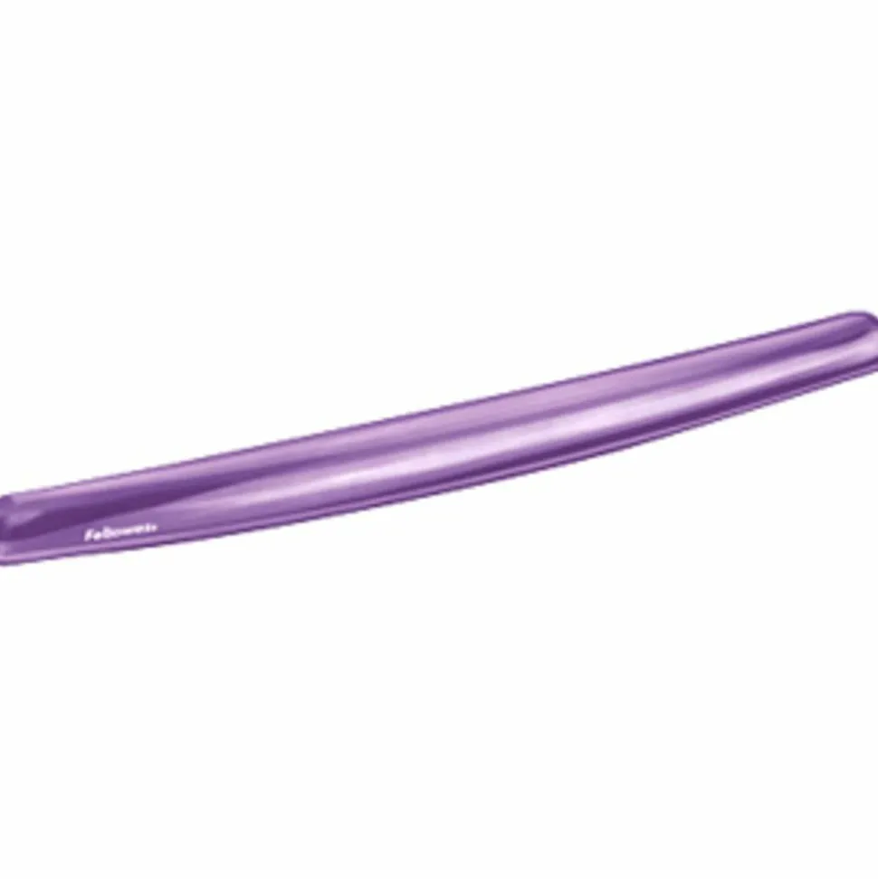 Fellowes Gel Crystals Keyboard Wrist Rest, 18.5 x 2.25, Purple