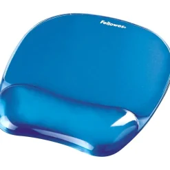 Fellowes Gel Crystals Mouse Pad With Wrist Rest, 1