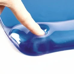 Fellowes Gel Crystals Mouse Pad With Wrist Rest, 1