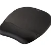 Fellowes Gel Wrist Rest/Mouse Pad, Fabric, Black