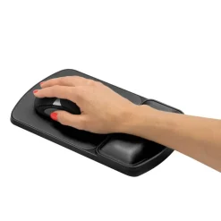 Fellowes Gel Wrist Rest/Mouse Pad, Graphite