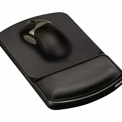Fellowes Gel Wrist Rest/Mouse Pad, Graphite