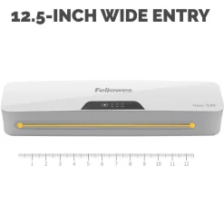 Fellowes Halo 125 Thermal Laminator With 25 ImageLast Pouches, 12-1/2