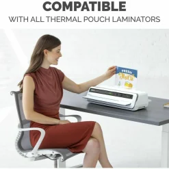 Fellowes ImageLast Laminating Pouches, UV Protection, Glossy, 3 Mil, Letter, Pack of 100