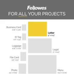 Fellowes ImageLast Laminating Pouches, UV Protection, 9