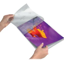 Fellowes Laminating Pouches, Glossy, 8.5" x 11", 3 mil Thick, Clear, Pack Of 150