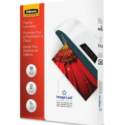 Fellowes Laminating Pouches, Type G, Glossy, 9
