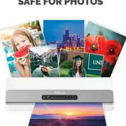 Fellowes Laminating Pouches, 5 mil, 4.5" x 6.25", Gloss Clear, 20/Pack