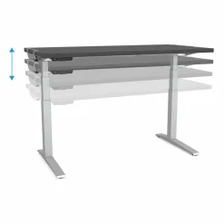 Fellowes Levado Laminate Table Top, 48" x 24", Mahogany
