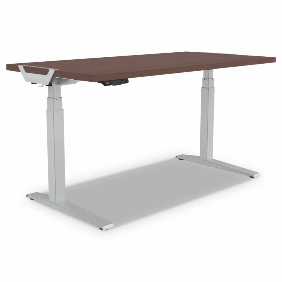 Fellowes Levado Laminate Table Top, 48" x 24", Mahogany