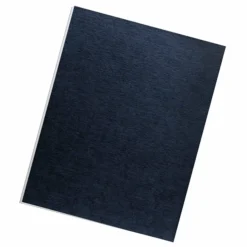 Fellowes Linen Classic Presentation Covers, 8 1/2" 11", Navy, Pack Of 200