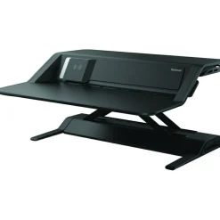 Fellowes Lotus DX Adjustable Sit-Stand Workstation, Black