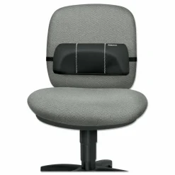 Fellowes Lumbar Back Support, 12 x 3.13 x 5.19, Black