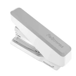 Fellowes LX870 EasyPress Stapler with Antimicrobial Protection, 40-Sheet Capacity, Gray/White