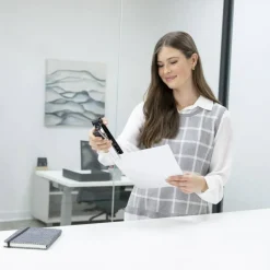 Fellowes LX890 Handheld Plier Stapler with Antimicrobial Protection, 40-Sheet Capacity, 0.25