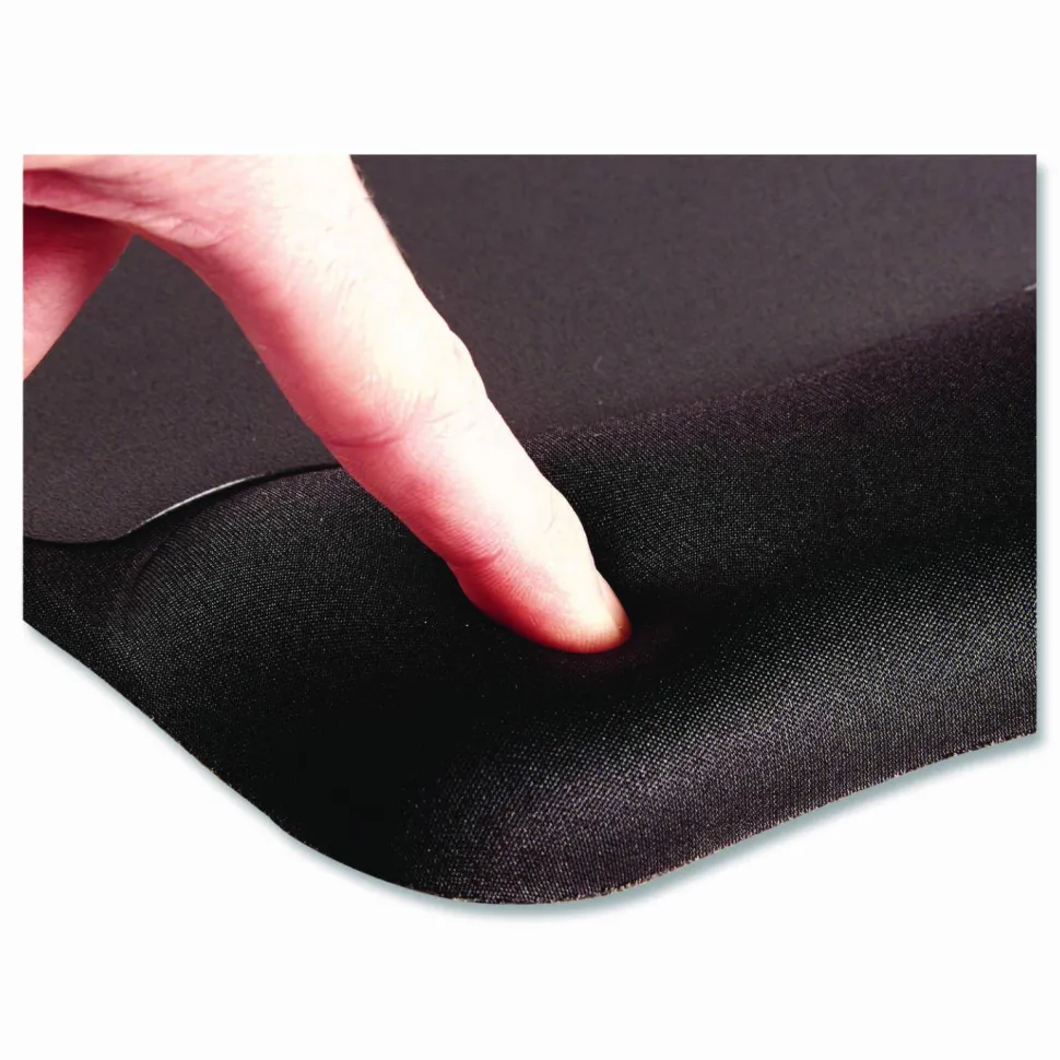 Fellowes Memory Foam Mouse Pad with Wrist Rest - Black (9176501)