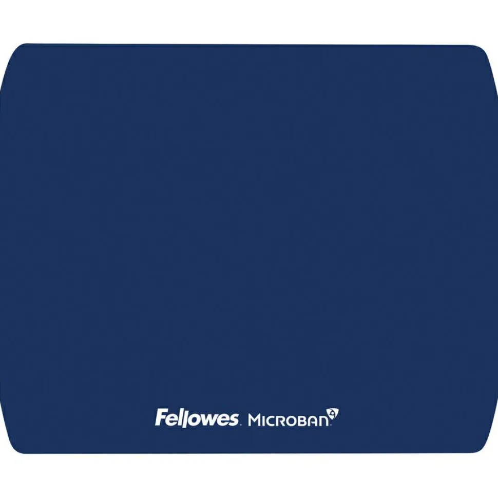 Fellowes Microban Ultra Thin Mouse Pad - Blue