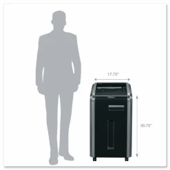 Fellowes Microshred 225Mi 100% Jam Proof 16-Sheet Micro-Cut Continuous Duty Office Shredder