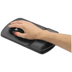 Fellowes Mouse Pad/Wrist Support with Microban Protection, Graphite