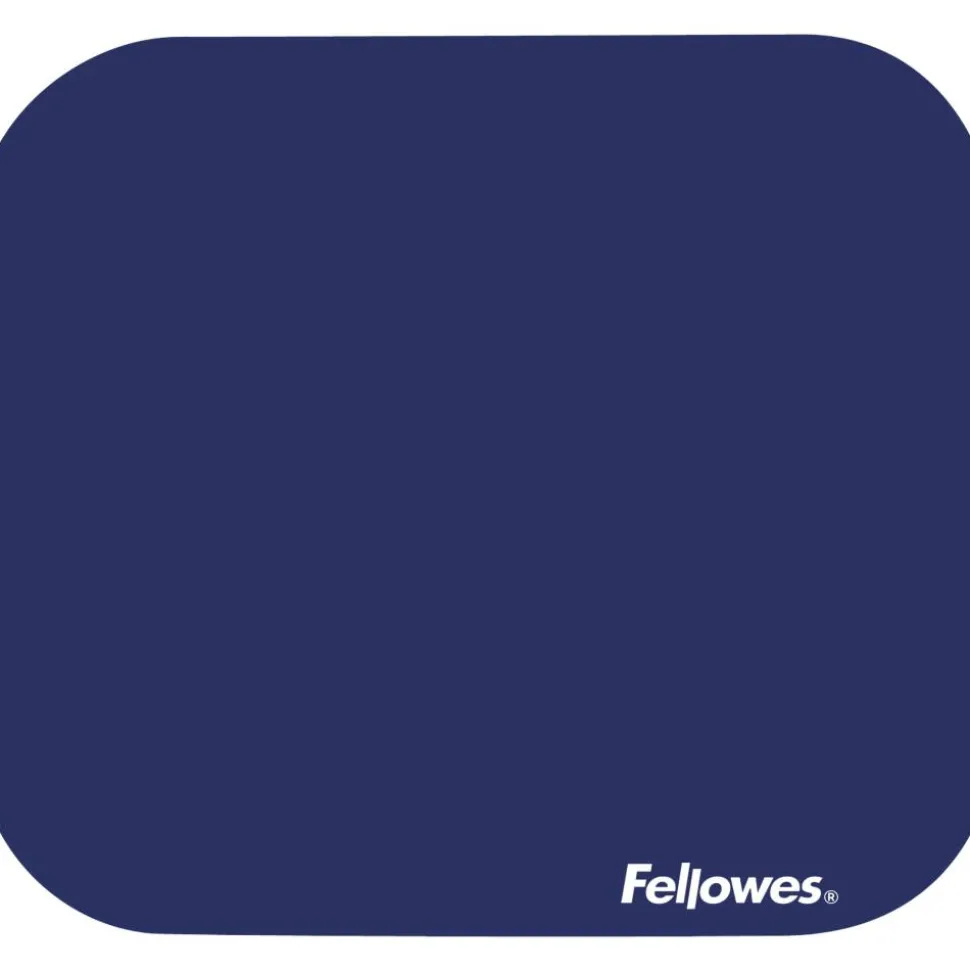 Fellowes Mouse Pad, 8"x9", Blue,1 Each