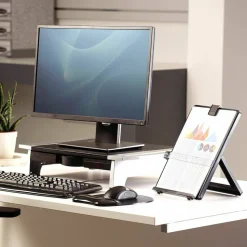 Fellowes Nonmagnetic Desktop Copyholder, Black
