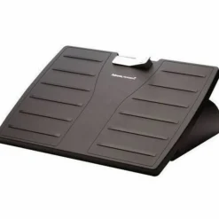 Fellowes Office Suites Adjustable Footrest, 17.5" x 13.1". Black/Silver