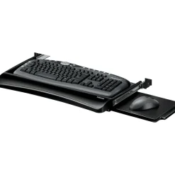 Fellowes Office Suites Underdesk Keyboard Tray, Black/Silver