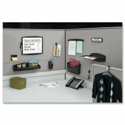 Fellowes Partitions Additions Name Plate, Dark Graphite