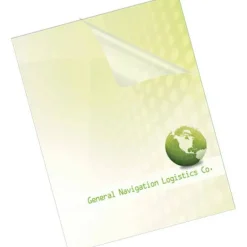 Fellowes PET Ultra Clear Binding Covers, 7 mil Plastic, Square Corners, 11 x 8.5, Gloss Clear, 100/Pack