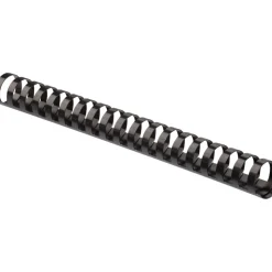 Fellowes Plastic Binding Combs - Black, 3/4