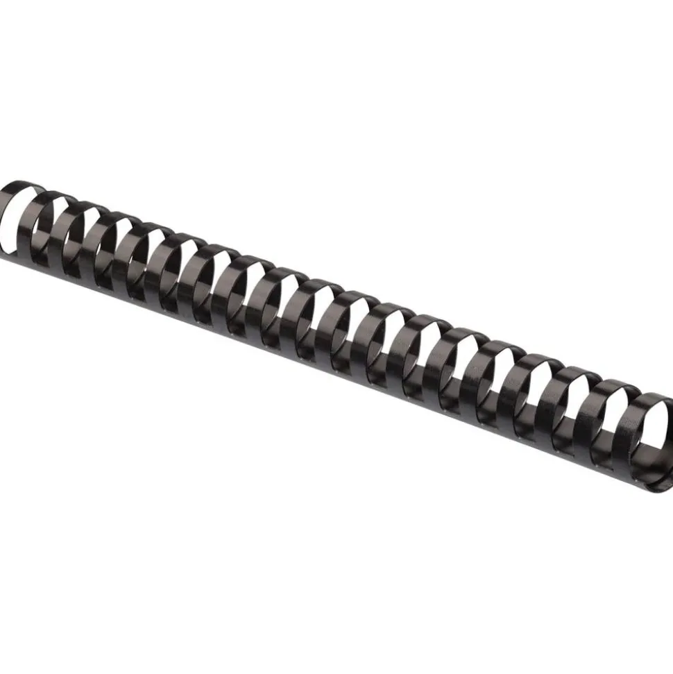 Fellowes Plastic Binding Combs - Black, 3/4" Diameter