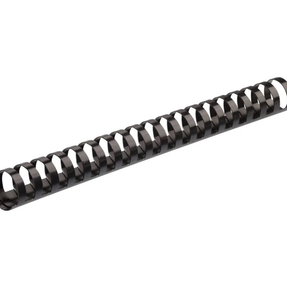 Fellowes Plastic Binding Combs - Black, 3/4" Diameter