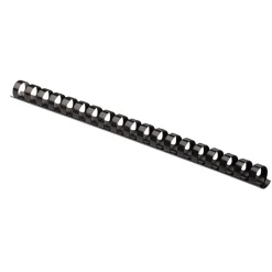 Fellowes Plastic Binding Combs - Black, 5/16" Diameter