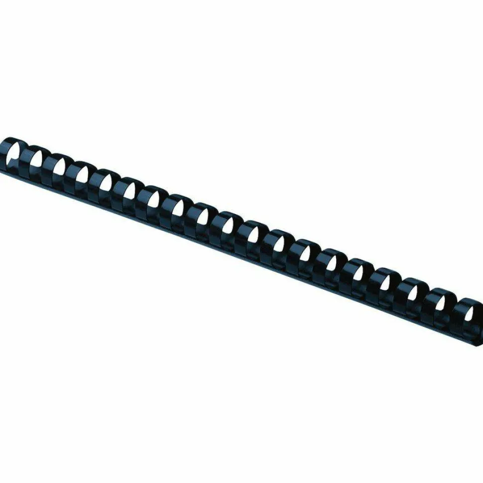 Fellowes Plastic Binding Combs - Navy, 3/8" Diameter