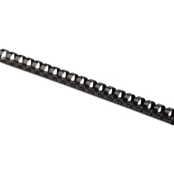 Fellowes Plastic Combs - Round Back 5/8" 120 sheets Black 25 pk - 0.6"x10.8"x 0.6" Depth - 0.62" Maximum Capacity - 120x Sheet Capacity - - 52324