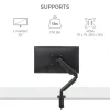 Fellowes Platinum Series Single-Monitor Arm For Monitors Up To 40", 17 1/4"H x 4 1/2"W x 18 9/16"D, Black, 8043301