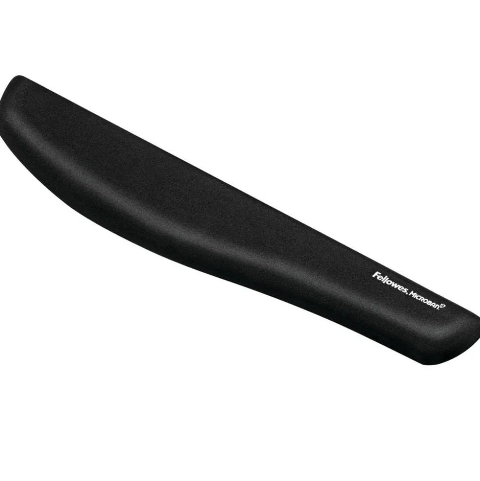 Fellowes PlushTouch Keyboard Wrist Rest, Black