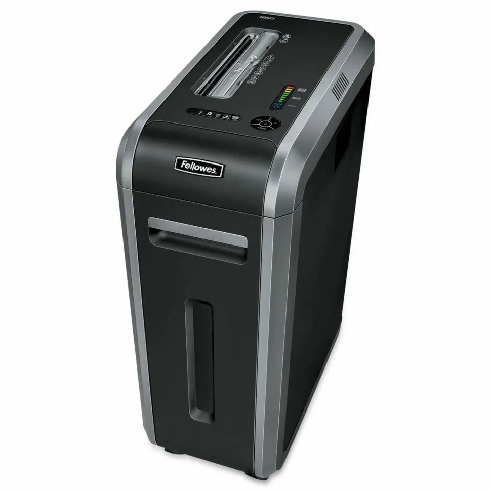 Fellowes Powershred 125Ci 100% Jam Proof 20-Sheet Continuous Duty Cross-Cut Shredder