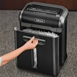Fellowes Powershred 79Ci 100% Jam-Proof 16-Sheet Cross-Cut Paper Shredder with SafeSence, Black/Silver