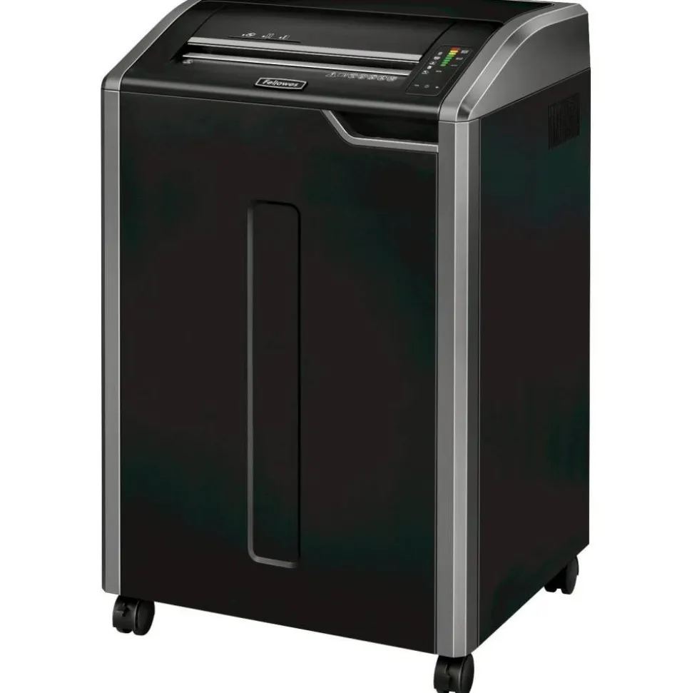 Fellowes Powershred 485i 100% Jam Proof BAA Compliant 38-Sheet Continuous Duty Strip-Cut Shredder
