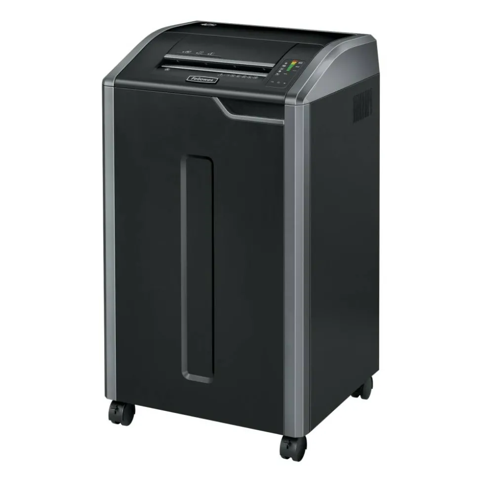 Fellowes Powershred 425i 100% Jam Proof BAA Compliant 38-Sheet Strip-Cut Continuous Duty Large Office Shredder