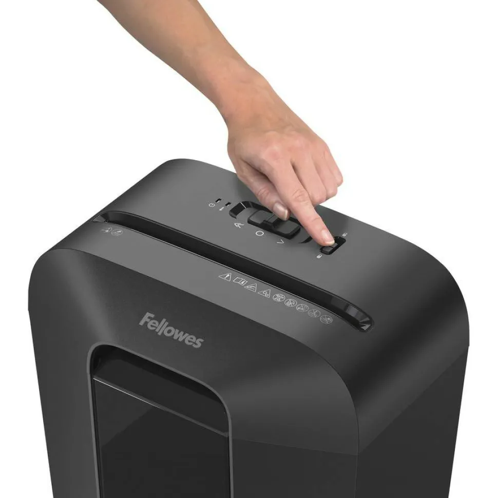 Fellowes Powershred LX70 Cross-Cut Shredder, 11 Manual Sheet Capacity