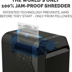 Fellowes Powershred LX190 Cross-Cut Shredder, 20 Manual Sheet Capacity