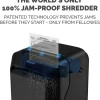 Fellowes Powershred LX180 Cross-Cut Shredder, 16 Manual Sheet Capacity
